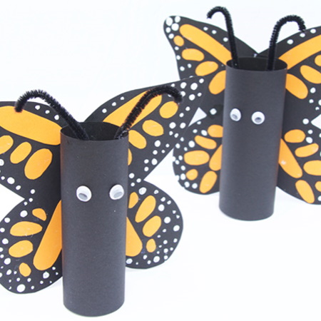 Paper Roll Butterflies
